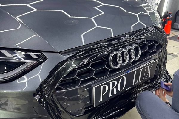 Покрытие глянцевой пленкой антихром